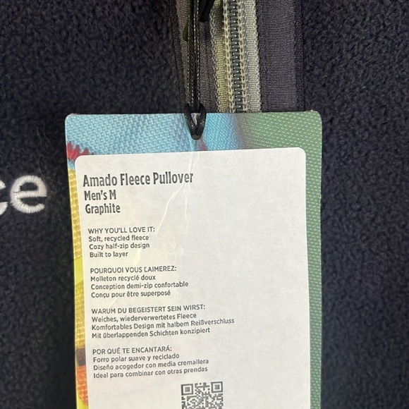 Cotopaxi Men’s Amado Fleece Pullover 1/4 Zip Size Medium New with tags - Picture 6 of 10